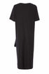 ORA Faded brush print dress neckline ORS25125